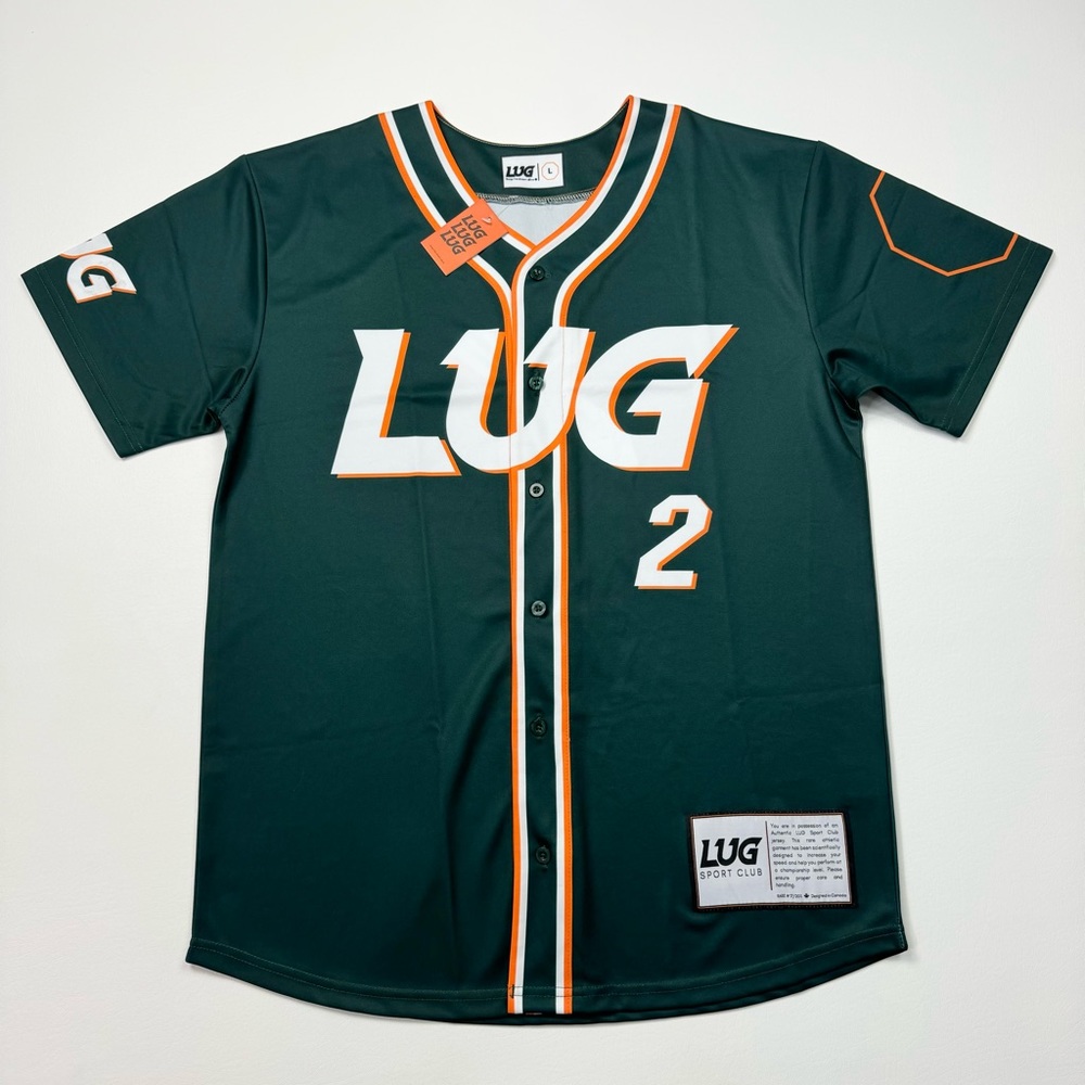 NEW! Men’s LUG Sport Club #2 Softball Jersey Limited Edition Size Large W/Tags